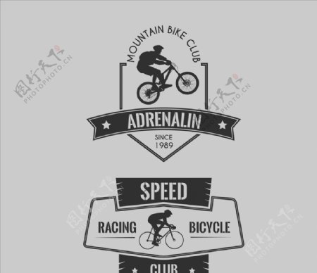 自行车俱乐部徽章图片