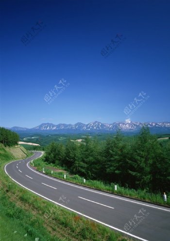 道路风景图片