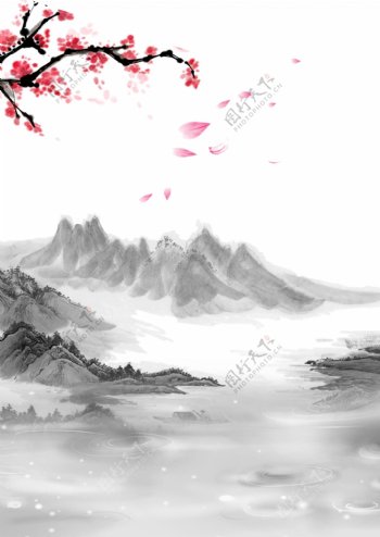 中国山水墨画图片