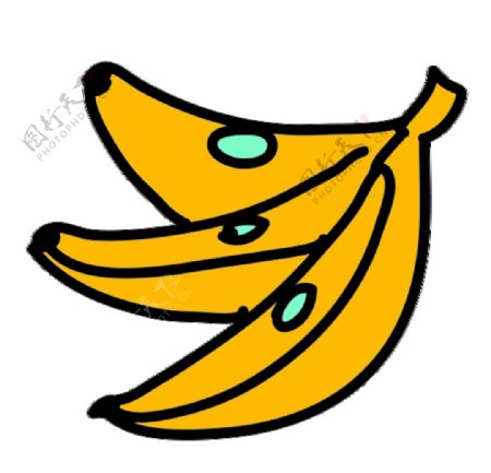 香蕉水果图标图片