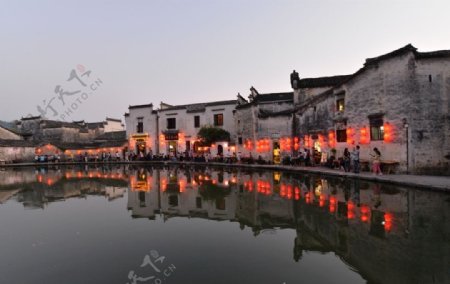 安徽宏村古建筑群图片