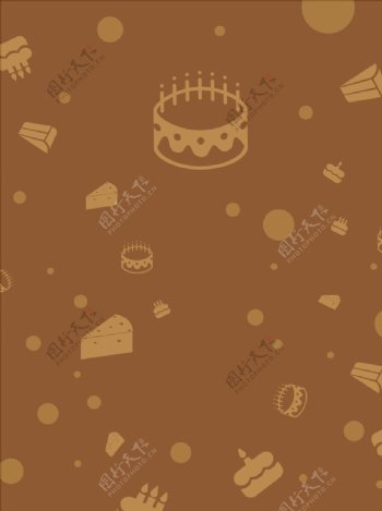 餐厅蛋糕海报底纹图片