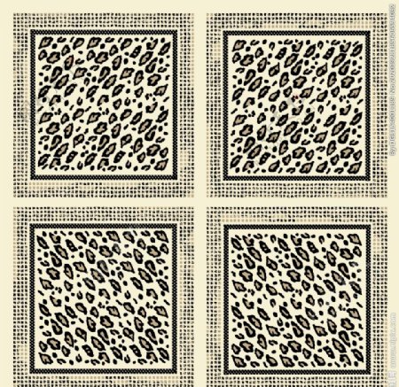 豹纹格子数码斑马纹纹路图片