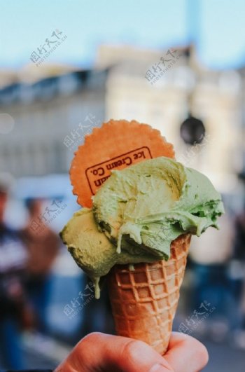 冰淇淋美食图片