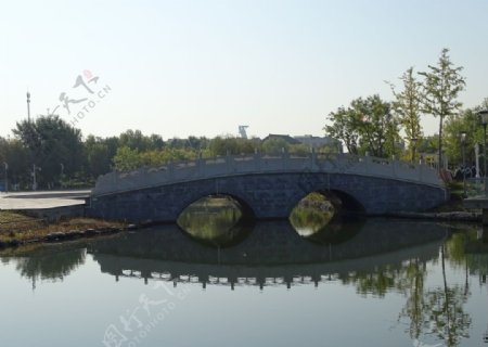 公园桥图片
