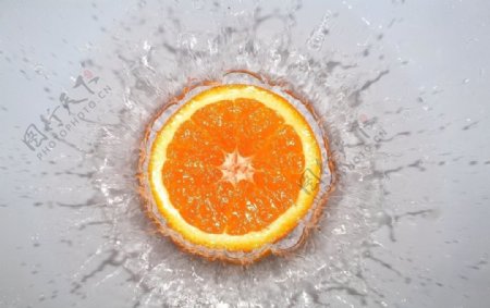 水果大片橙子摄影图片