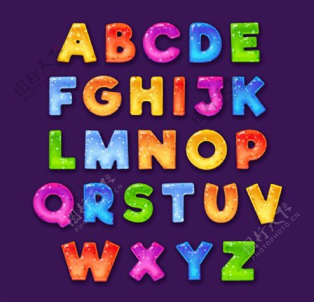 英文字母数字图片