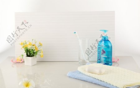 洗漱产品背景图图片