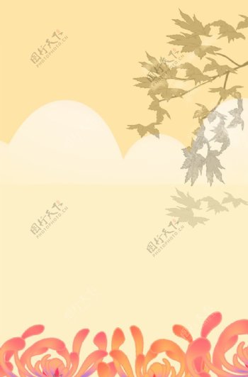 中国风重阳背景图片