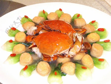 豫菜混蛋蟹图片