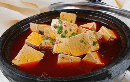 豫菜石锅豆腐图片