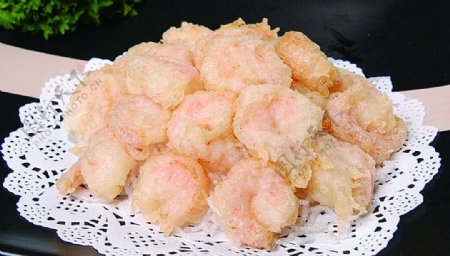 豫菜蒜香大虾球图片