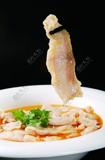 特色菜海派酸汤鲜鱼片图片