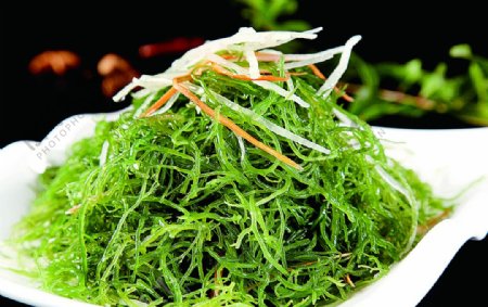浙菜萝卜丝海藻图片