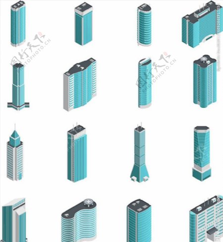 现代化高楼大厦图片