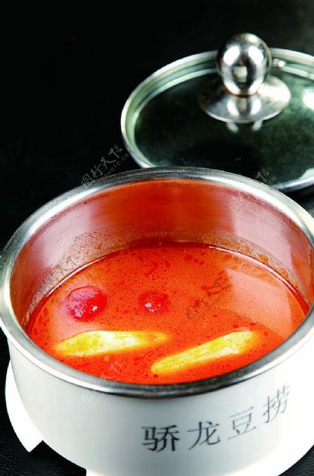 火锅配菜番茄锅图片