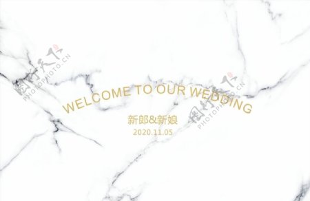 大理石纹婚礼图片