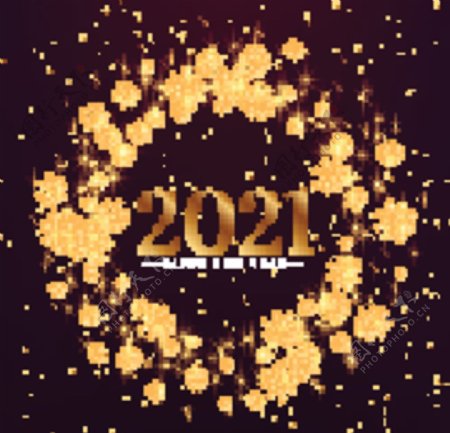 2021新年璀璨海报图片