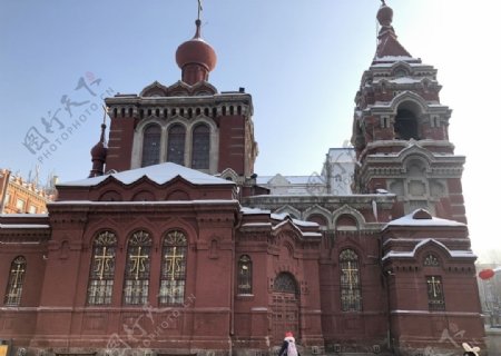 哈尔滨圣阿列克谢耶夫教堂图片